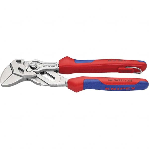 Knipex - Tongue & Groove Pliers Type: Pipe Wrench Pliers Overall Length Range: 6" - 8.9" - Benchmark Tooling