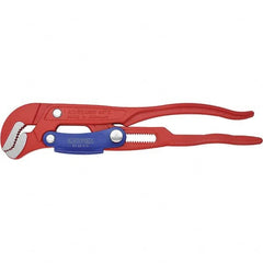 Knipex - Pipe Wrenches Type: Adjustable Maximum Pipe Capacity (Inch): 1-5/8 - Benchmark Tooling