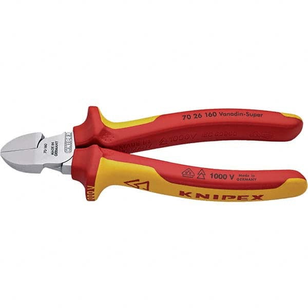 Knipex - Cutting Pliers Type: Diagonal Cutter Insulated: Insulated - Benchmark Tooling