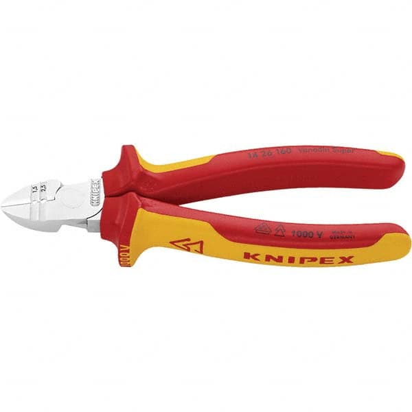 Knipex - Cutting Pliers Type: Diagonal Cutter w/Stripper Insulated: Insulated - Benchmark Tooling