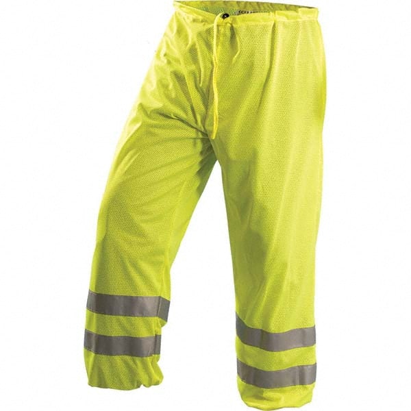 OccuNomix - Size 2X/4X Hi-Viz Yellow Polyester Hi-Visibility Pants - Benchmark Tooling