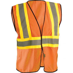 OccuNomix - Size S/M HI-Vis Orange Mesh General Purpose High Visibility Vest - Benchmark Tooling