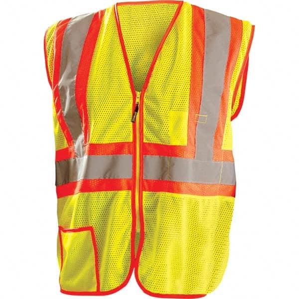 OccuNomix - Size M Hi-Vis Yellow Mesh General Purpose High Visibility Vest - Benchmark Tooling