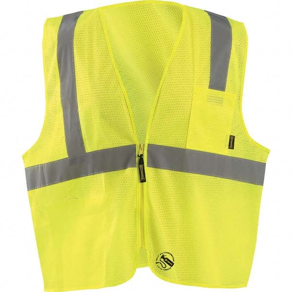 OccuNomix - Size M Hi-Vis Yellow Mesh General Purpose High Visibility Vest - Benchmark Tooling