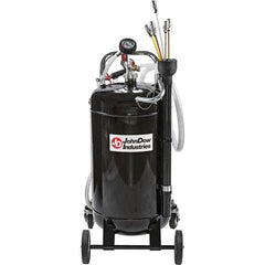 JohnDow - Oil Drain Containers Type: Pressurized Evacuation Drain w/Casters Container Size: 20 Gal. - Benchmark Tooling