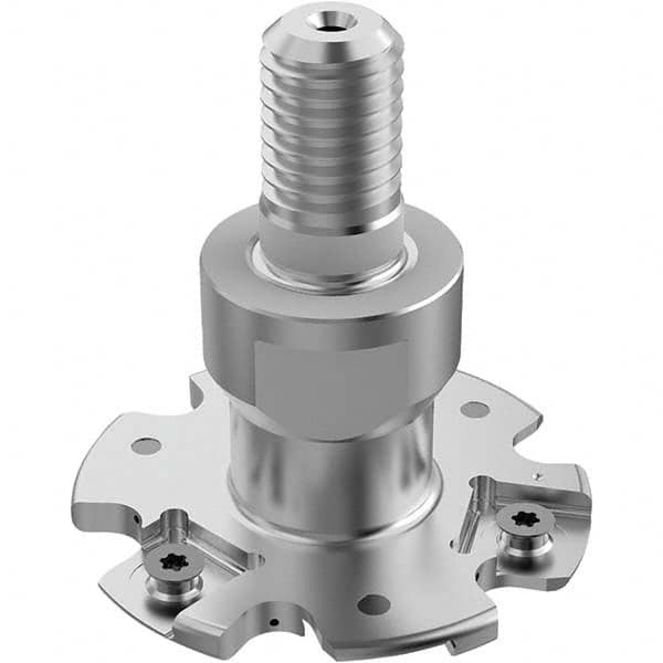 Seco - Combimaster Connection, 3/16" Cutting Width, 0.6024" Depth of Cut, 2" Cutter Diam, 6 Tooth Indexable Slotting Cutter - Benchmark Tooling