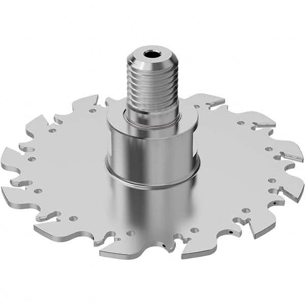 Seco - Combimaster Connection, 3.1mm Cutting Width, 43.1mm Depth of Cut, 125mm Cutter Diam, 13 Tooth Indexable Slotting Cutter - Benchmark Tooling