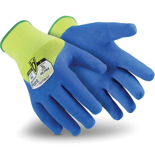 HexArmor - Size M (8), ANSI Cut Lvl A9, Nitrile Coated Cut Resistant Gloves - Benchmark Tooling