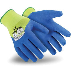 HexArmor - Size L (9), ANSI Cut Lvl A9, Nitrile Coated Cut Resistant Gloves - Benchmark Tooling