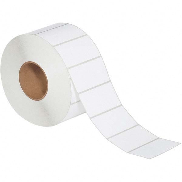 Value Collection - Pack of 4 Rolls, 3,000 Labels per Roll, 4" x 2" White Topcoated Facestock Thermal Labels - Benchmark Tooling