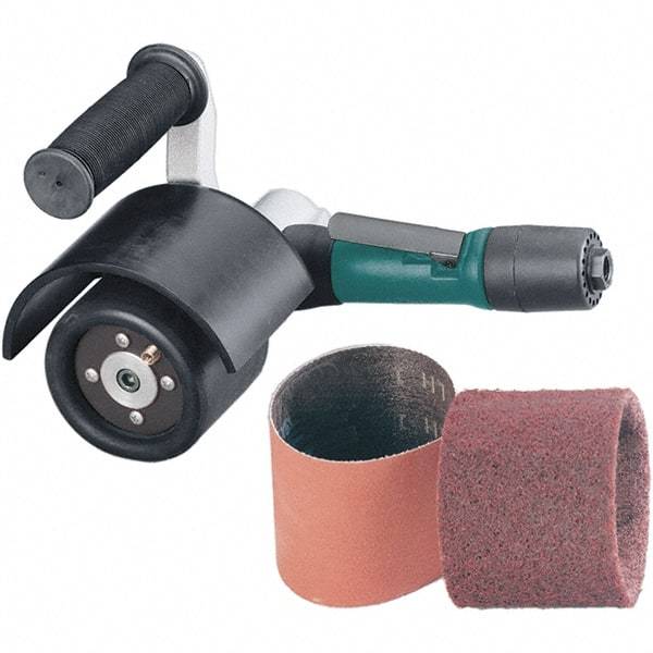 Dynabrade - 0.4 hp, 3,200 RPM Finishing Sander - 21 CFM Air Consumption, 6.21 bar Air Pressure, 1/4 NPT Inlet - Benchmark Tooling