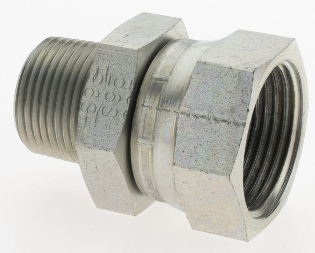 Parker - Industrial Pipe Fittings Type: Adapter Male Thread Size: 1-11-1/2 - Benchmark Tooling