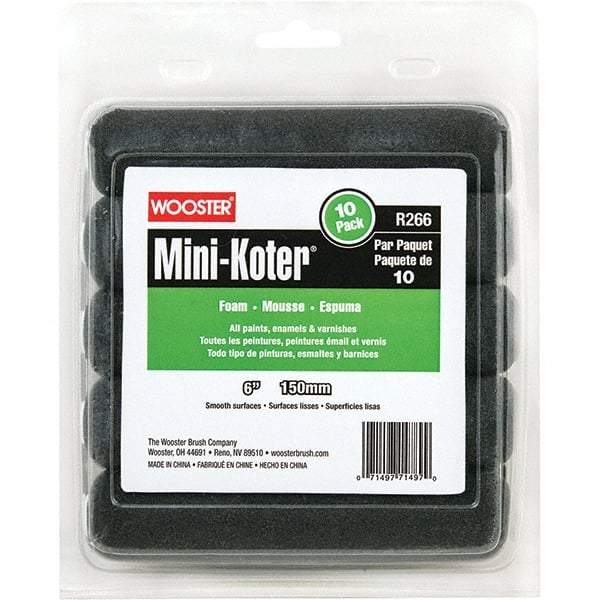 Wooster Brush - Paint Roller Covers   Type: Mini Roller    Nap Size (Inch): 0 - Benchmark Tooling