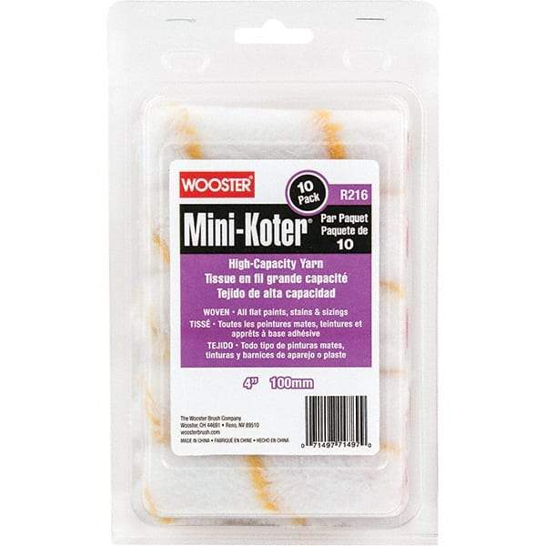 Wooster Brush - Paint Roller Covers   Type: Mini Roller    Nap Size (Inch): 0 - Benchmark Tooling