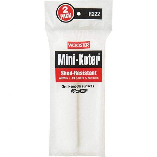 Wooster Brush - Paint Roller Covers   Type: Mini Roller    Nap Size (Inch): 3/8 - Benchmark Tooling