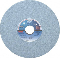 Norton - 8" Diam x 1-1/4" Hole x 1/2" Thick, I Hardness, 46 Grit Surface Grinding Wheel - Ceramic, Type 1, Coarse Grade, 3,105 Max RPM, Vitrified Bond, No Recess - Benchmark Tooling