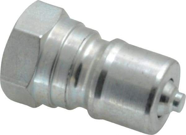 Parker - 3/8 NPTF Steel Hydraulic Hose Female Pipe Thread Nipple - 4,000 psi - Benchmark Tooling