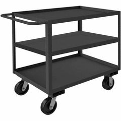 Durham - 3,000 Lb Capacity, 36-1/4" Wide x 66-1/4" Long x 48" High Service Cart - Benchmark Tooling