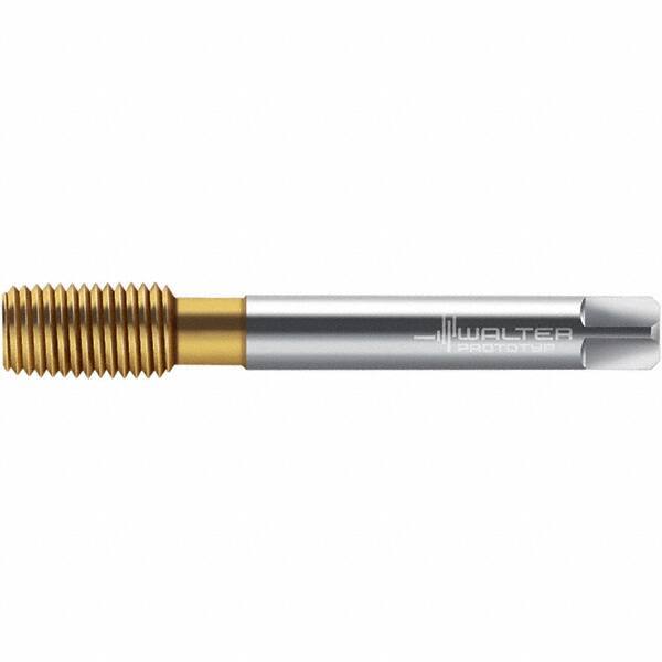 Walter-Prototyp - M16x2.00 DIN 2174 6HX 15.140 Thread Limit Semi-Bottoming Thread Forming Tap - Powdered Metal High Speed Steel, TiN Finish, 110mm OAL, 20mm Thread Length, Right Hand Thread, Series TC420 - Benchmark Tooling