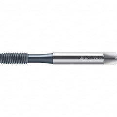 Walter-Prototyp - M6x1.00 DIN 2174 6HX 5.590 Thread Limit Semi-Bottoming Thread Forming Tap - Powdered Metal High Speed Steel, TiCN Finish, 80mm OAL, 10mm Thread Length, Right Hand Thread, Series TC420 - Benchmark Tooling