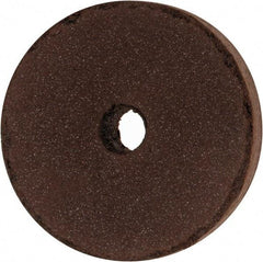 Cratex - 1-1/2" Diam x 1/4" Hole x 1/4" Thick, Surface Grinding Wheel - Silicon Carbide, Fine Grade, 15,000 Max RPM, Rubber Bond, No Recess - Benchmark Tooling