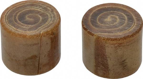 Garland - 1-1/2" Face Diam, Grade Medium Soft, Natural Hammer Tip/Face - Rawhide - Benchmark Tooling