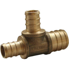 Jones Stephens - Brass & Chrome Pipe Fittings Type: Tee Fitting Size: 3/4 x 3/4 x 1/2 - Benchmark Tooling