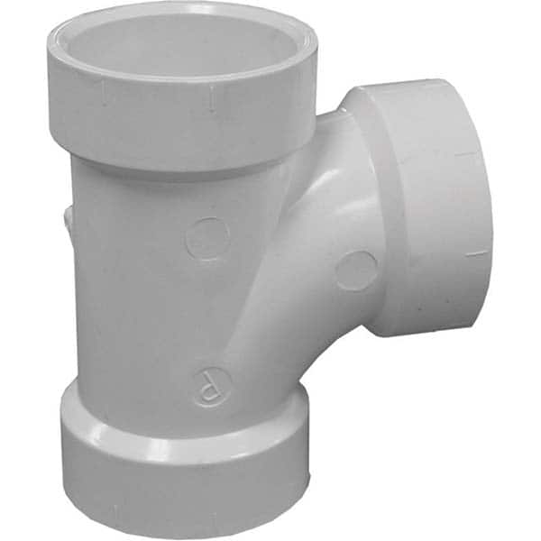 Jones Stephens - Drain, Waste & Vent Pipe Fittings Type: Sanitary Tee Fitting Size: 6 (Inch) - Benchmark Tooling