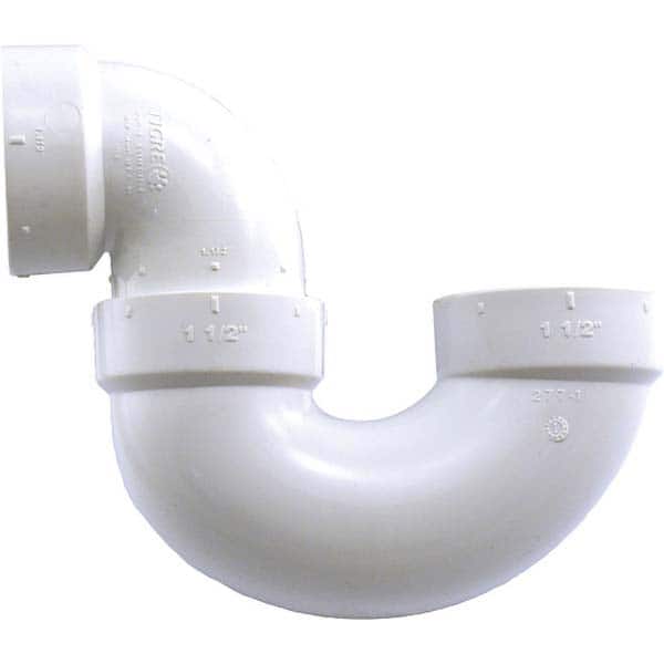 Jones Stephens - Drain, Waste & Vent Pipe Fittings Type: P-Trap Fitting Size: 1-1/2 (Inch) - Exact Industrial Supply