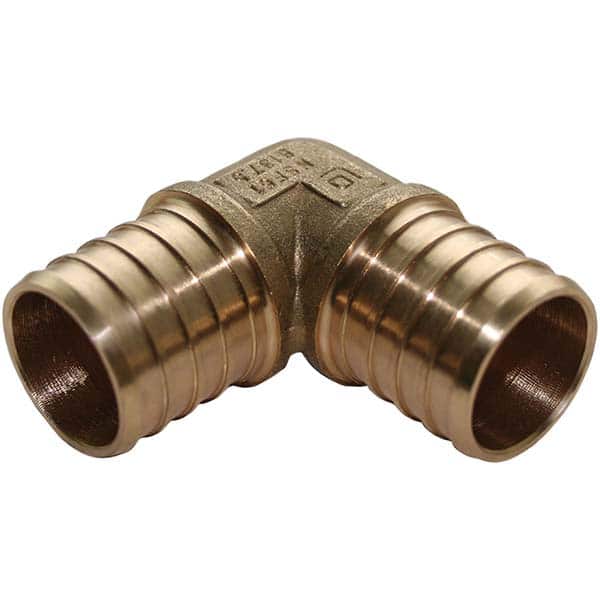 Jones Stephens - Brass & Chrome Pipe Fittings Type: 90 Elbow Fitting Size: 1 - Benchmark Tooling
