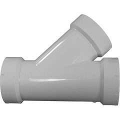 Jones Stephens - Drain, Waste & Vent Pipe Fittings Type: Wye Fitting Size: 4 x 4 x 3 (Inch) - Benchmark Tooling