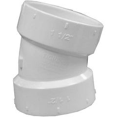 Jones Stephens - Plastic Pipe Fittings Type: Elbow Fitting Size: 6 (Inch) - Benchmark Tooling