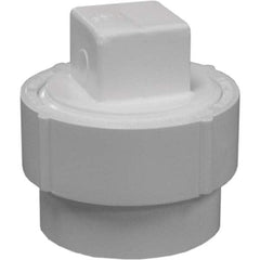 Jones Stephens - Drain, Waste & Vent Pipe Fittings Type: Cleanout Adapter w/Plug Fitting Size: 4 (Inch) - Benchmark Tooling