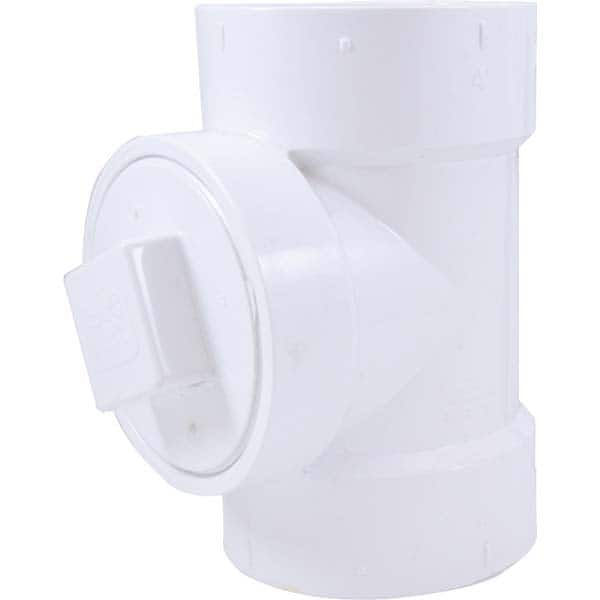 Jones Stephens - Drain, Waste & Vent Pipe Fittings Type: Cleanout Test Tee w/Cleanout Plug Fitting Size: 2 (Inch) - Benchmark Tooling