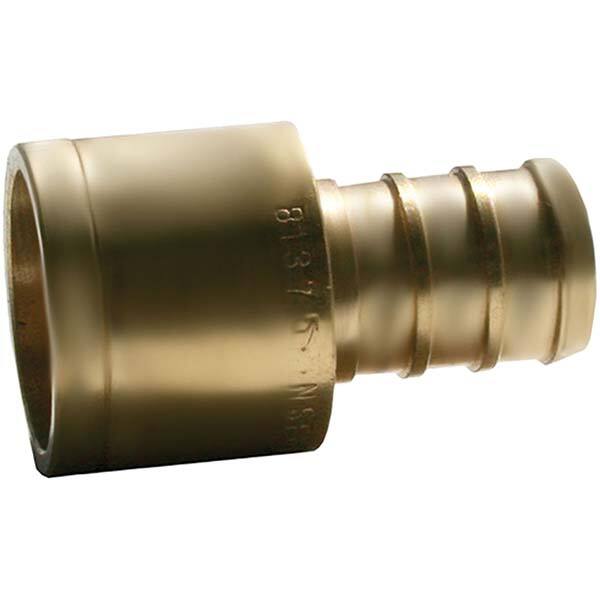 Jones Stephens - Brass & Chrome Pipe Fittings Type: Female Sweat Adapter Fitting Size: 1/2 x 3/4 - Benchmark Tooling