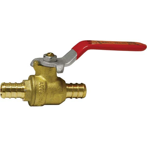 Jones Stephens - Brass & Chrome Pipe Fittings Type: Ball Valve Fitting Size: 1/2 - Exact Industrial Supply