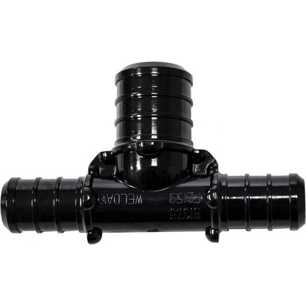 Jones Stephens - Plastic Pipe Fittings Type: Reducing Fitting Size: 1 x 3/4 x 3/4 (Inch) - Benchmark Tooling