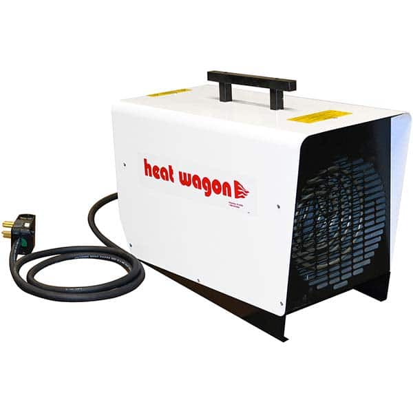 Heat Wagon - Electric Forced Air Heaters Type: Portable Heater Unit Maximum BTU Rating: 30700 - Benchmark Tooling