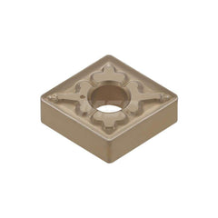 Turning Insert:  CNMG431TM T9235,  Solid Carbide TiCN, Al2O3 & TiN Finish,  Neutral,  1/2″ Inscribed Circle,  0.0160″ Corner Radius,  80.0 &deg N/A Diamond,  Series  CNMG