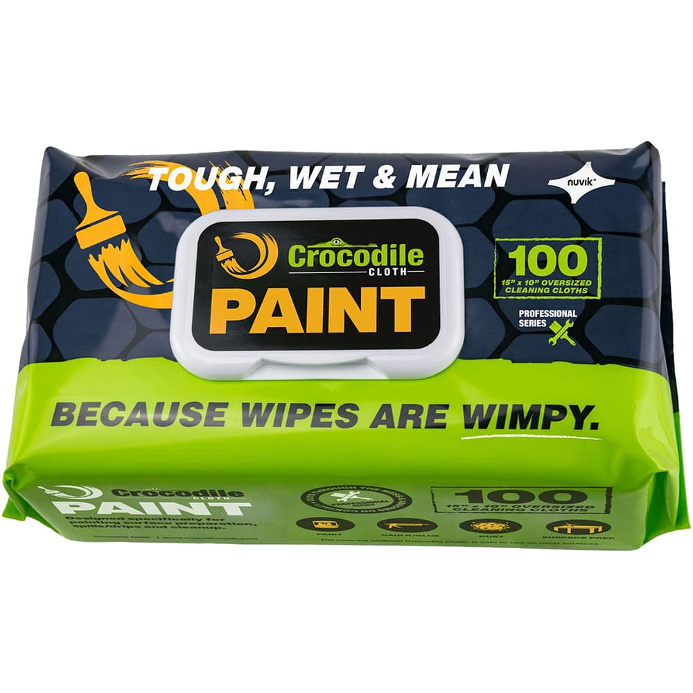 Crocodile Cloth - Wipes Type: General Purpose Style: Pre-Moistened; Flat Fold - Benchmark Tooling