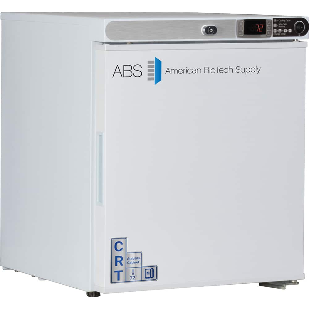 American BioTech Supply - Laboratory Refrigerators and Freezers Type: Controlled Room Temperature Cabinet Volume Capacity: 1 Cu. Ft. - Benchmark Tooling