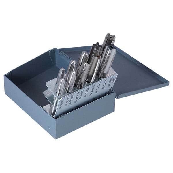 Greenfield Threading - Tap & Drill Sets Minimum Tap Thread Size (Inch): #6-32 Maximum Tap Thread Size (Inch): 1/2-13 - Benchmark Tooling