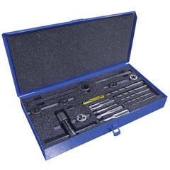 Greenfield Threading - Tap & Die Sets Minimum Tap Thread Size (mm): M6x1.00 Maximum Tap Thread Size (mm): M12x1.75 - Benchmark Tooling