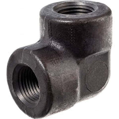 USA Sealing - Black Pipe Fittings Type: 90 Degree Elbow Fitting Size: 3/8 (Inch) - Benchmark Tooling