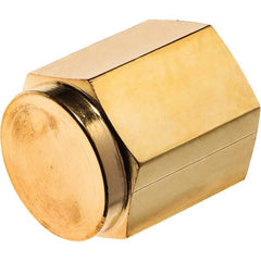 USA Sealing - 3/4" Brass Pipe Hex Cap - Benchmark Tooling