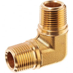 USA Sealing - 1/2" Brass Pipe 90° Male Elbow - Benchmark Tooling