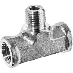 USA Sealing - 3/8" 316 Stainless Steel Pipe Branch Tee - Benchmark Tooling