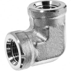 Galvanized Steel Pipe 92 ° Elbow: 1/2″ Fitting FNPT x FNPT, 4,900 psi Liquid & Gas, 4,900 psi Steam