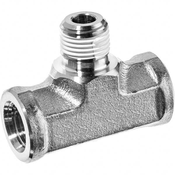 USA Sealing - 1/2" 316 Stainless Steel Pipe Branch Tee - Benchmark Tooling