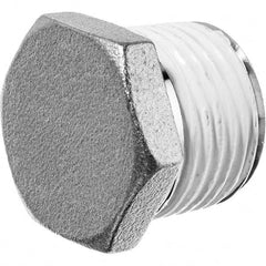 USA Sealing - 3/8" Galvanized Steel Pipe Hex Head Plug - Benchmark Tooling